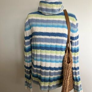 Vintage Basic Editions Fuzzy Turtleneck Sweater